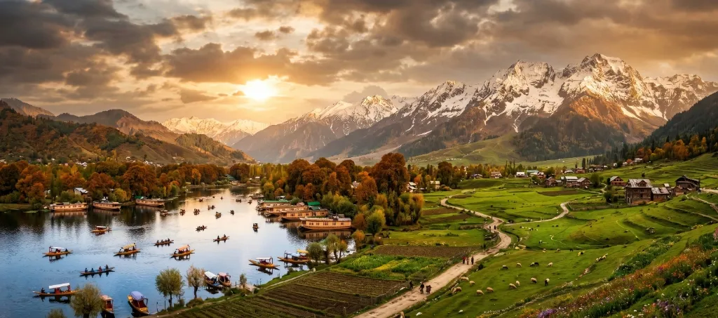 Kashmir mountain landscape